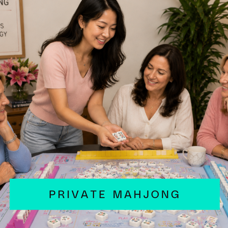 private mahjong lesson gift voucher teach someone how to play mahjong